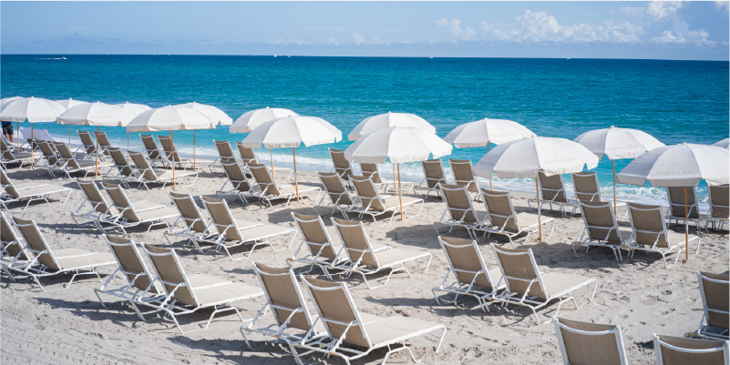 Private half-mile beach